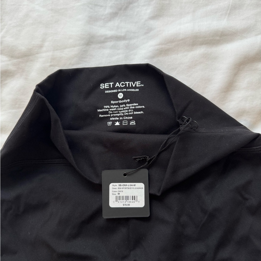 NWT SET ACTIVE Sportbody Leggings Black